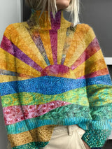 Noortje - Turtleneck Sweater in Cheerful Colors